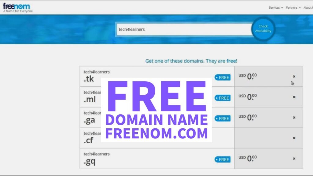 free domain names